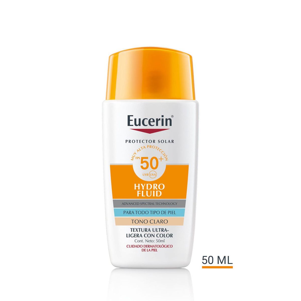 EUCERIN - Protector Solar Eucerin Hydro Fluid Tono Claro FPS 50