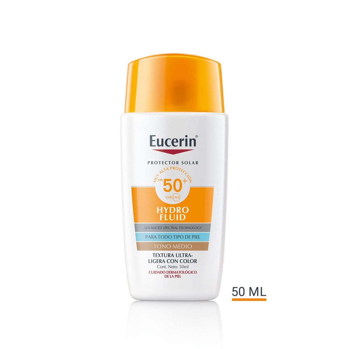 EUCERIN - Protector Solar Eucerin Hydro Fluid Tono Medio FPS 50
