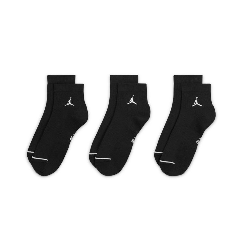 NIKE - Medias Nike Jordan Everyday Cush Ankle 3Pr - Hombre-Negro