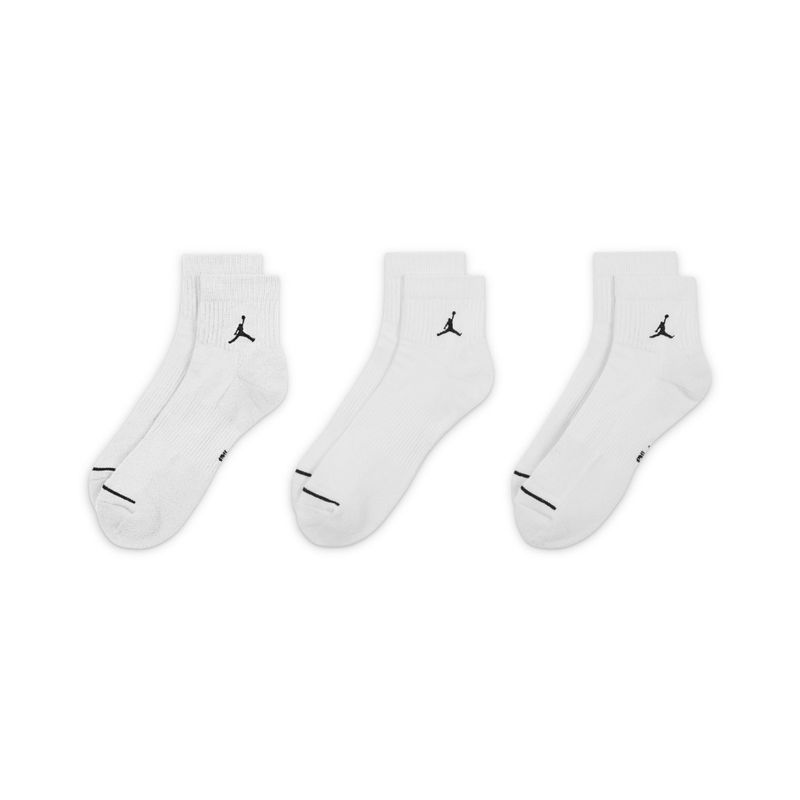 NIKE - Medias Nike Jordan Everyday Cush Ankle 3Pr - Hombre-Blanco
