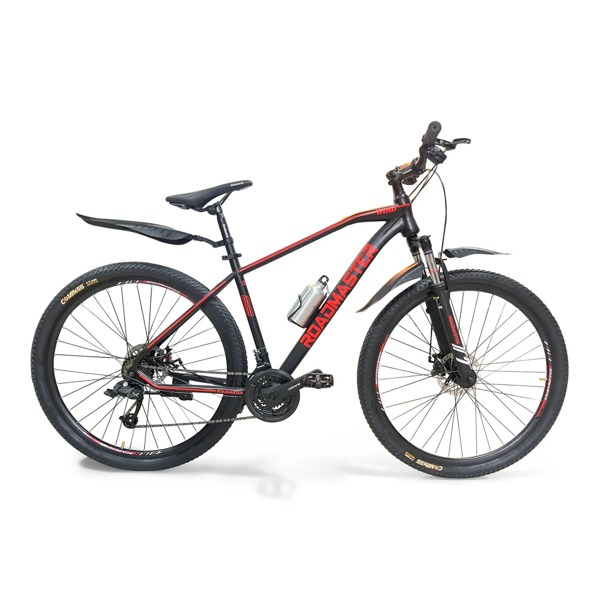 ROADMASTER - Bicicleta Roadmaster Wind Rin 29 24Vel Cambios Palanca VerdeM-