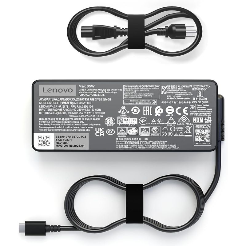 LENOVO - Cargador Lenovo Thinkpad E490 C 20v 325a 65w