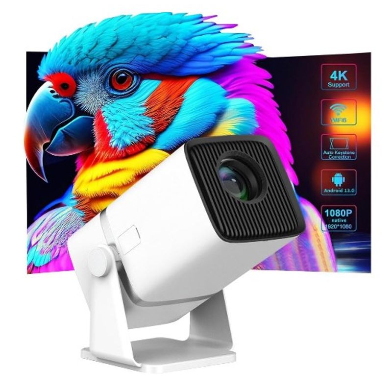 GENERICO - Proyector con WiFi y Bluetooth 1080P nativo