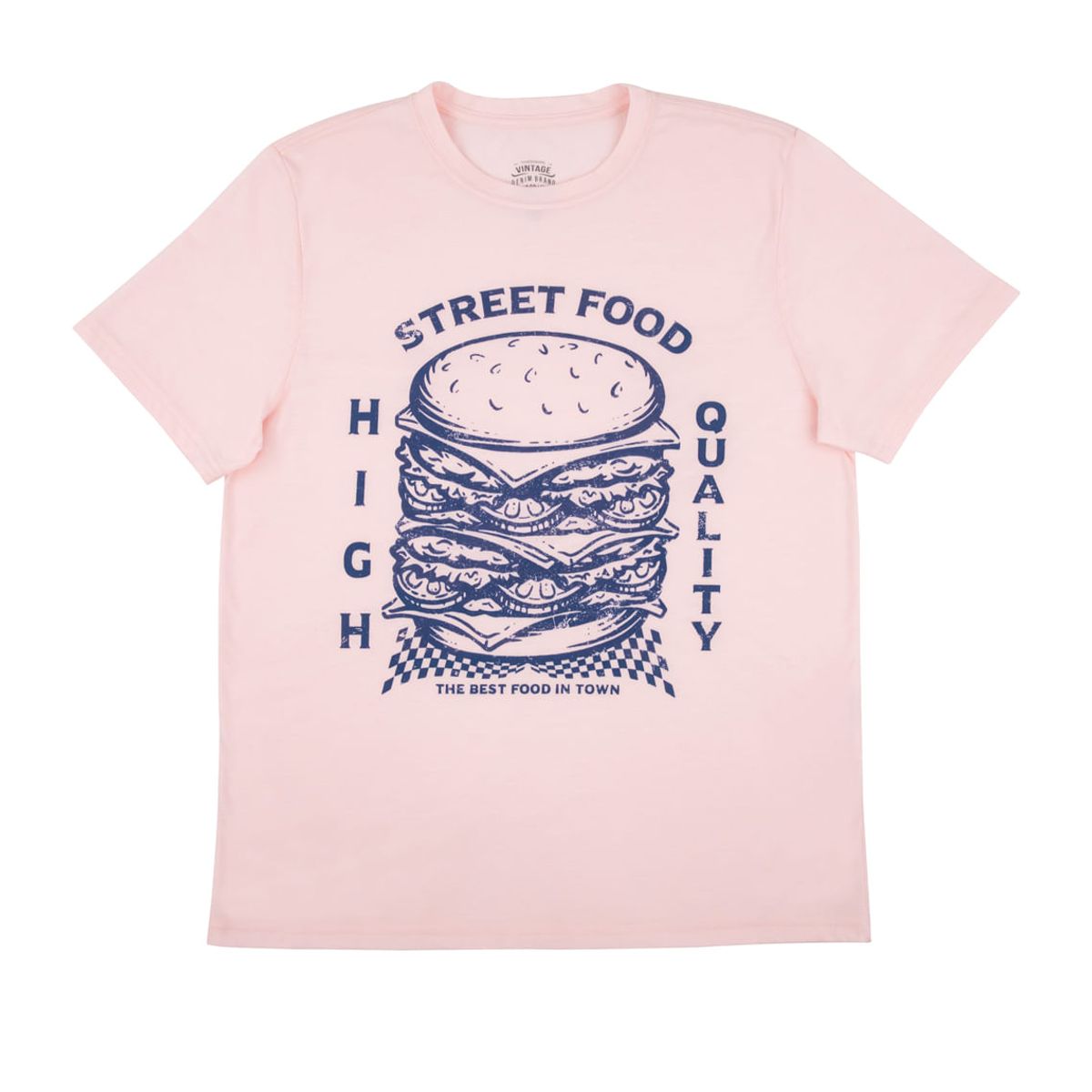 TENNIS - Camiseta rosada manga corta para hombre