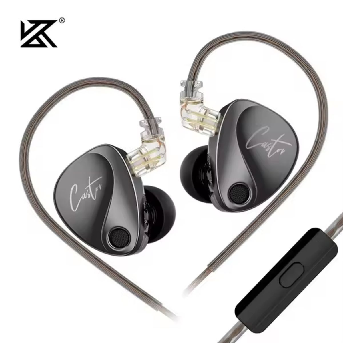 KZ - Audifonos kz castor dinámicos de Alta gama con micrófono