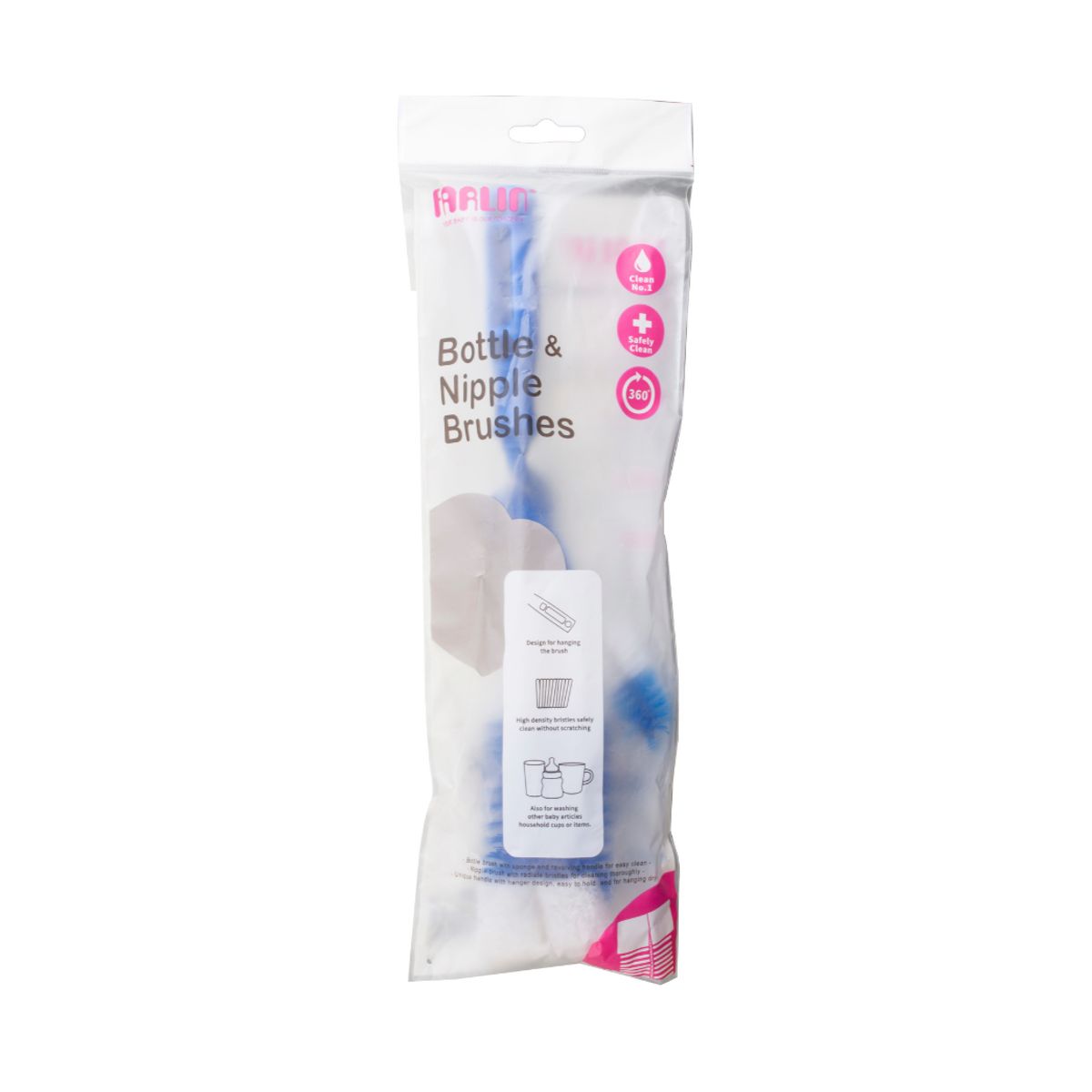 GENERICO - CEPILLOS GIRATORIOS UTENCILIOS AZUL X2 FARLIN