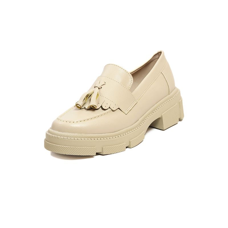 BALLERINA - Mocasín Beige Ballerinas Sara
