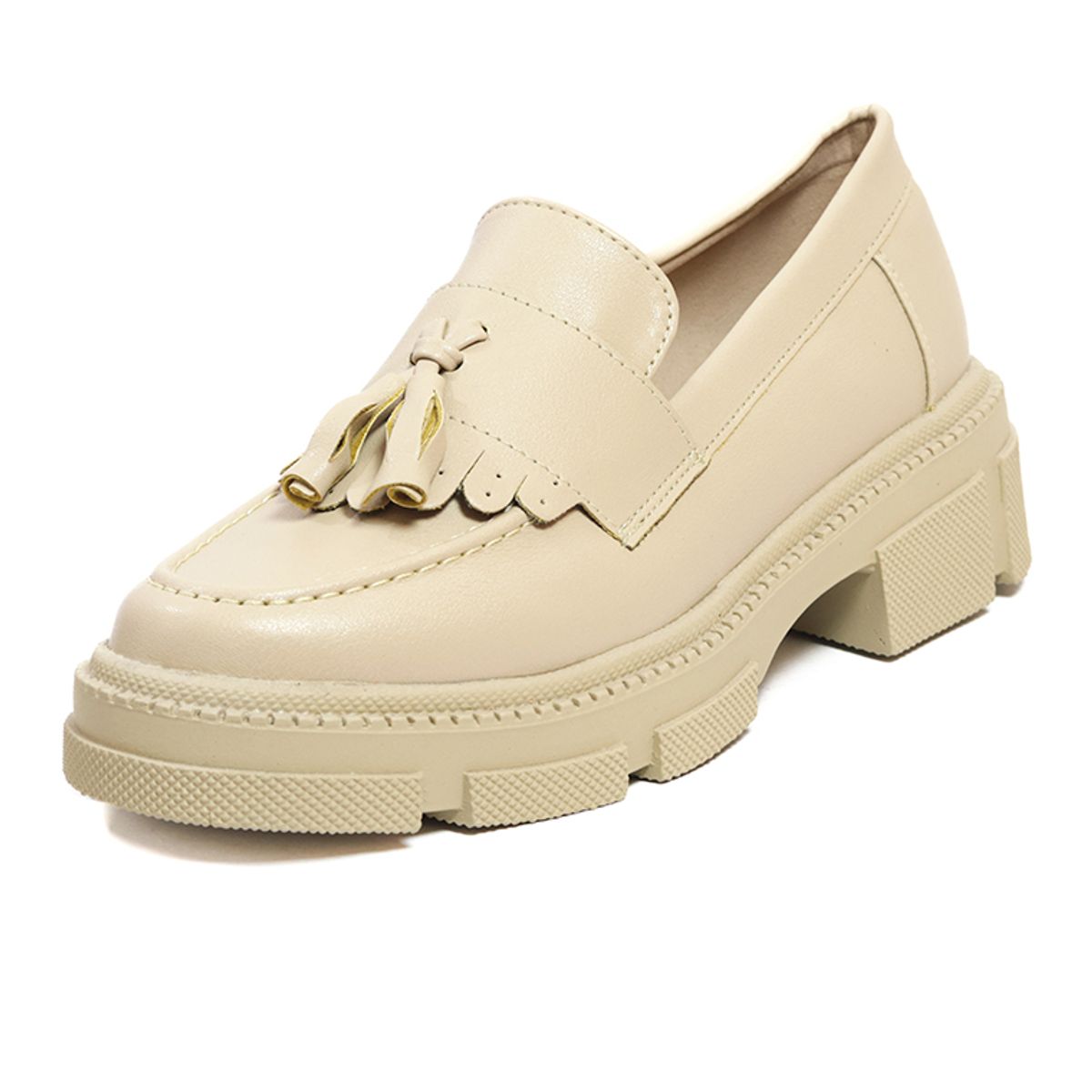 BALLERINA - Mocasín Beige Ballerinas Sara