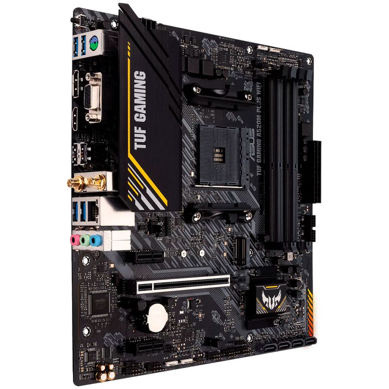 ASUS - Board Asus Tuf Gaming A520m-plus Gaming Wifi Socket Am4
