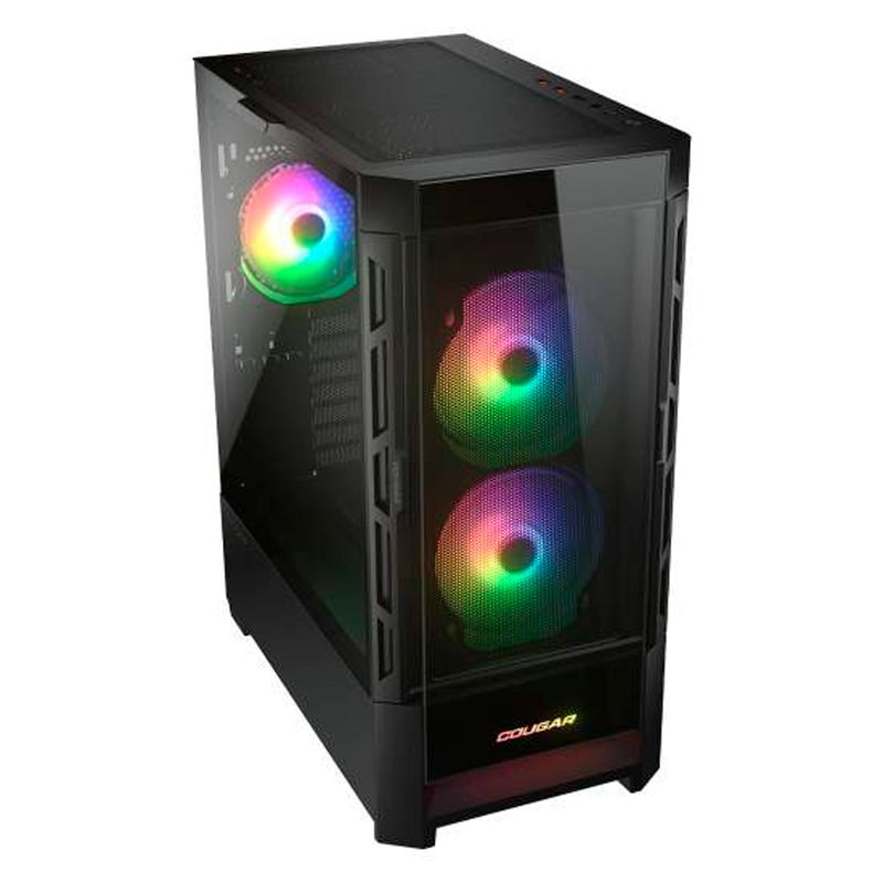 COUGAR - Chasis Gamer Cougar Duoface Eatx Argb Negro 3 Fans