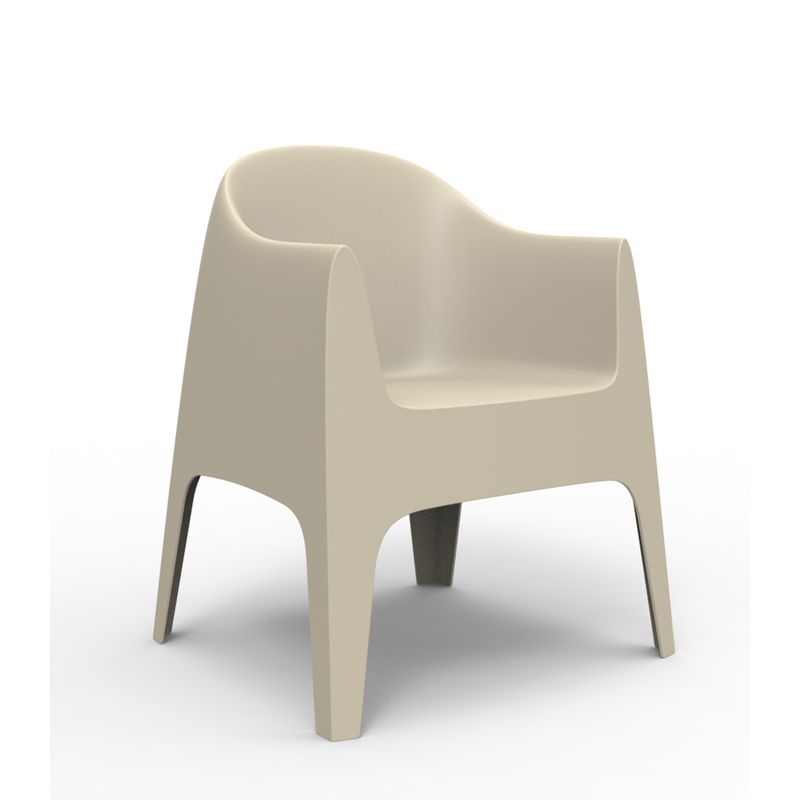 VONDOM - POLTRONAS SOLID ECRU VONDOM EN POLIPROPILENO