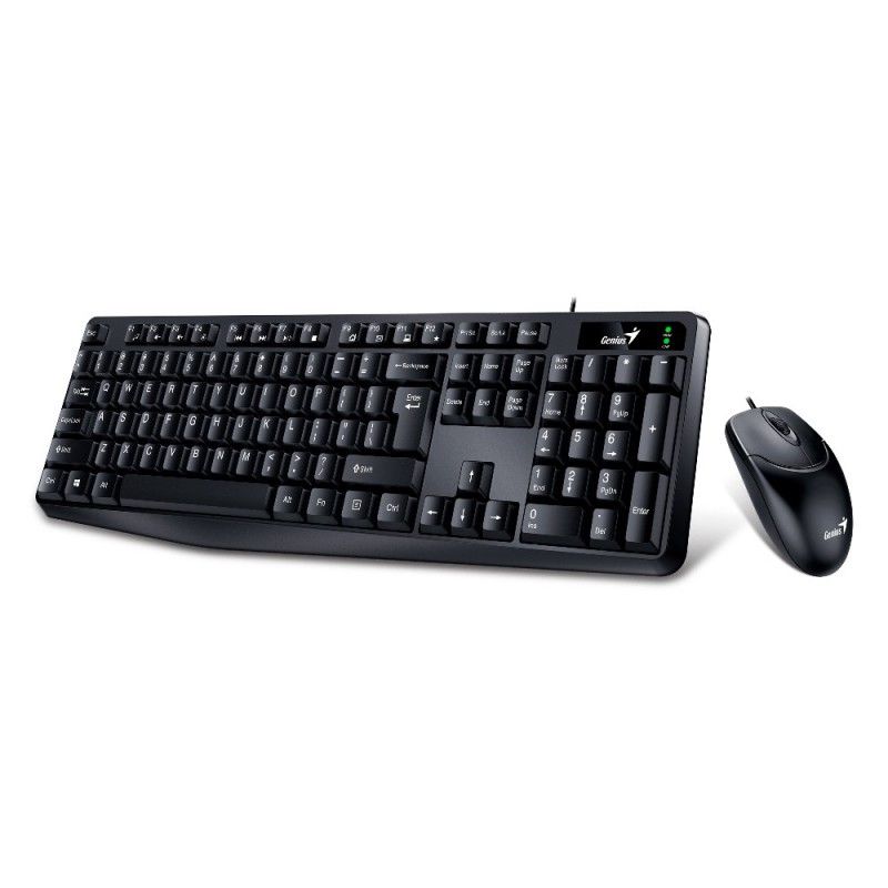 GENIUS - COMBO TECLADO Y MOUSE GENIUS KM-170 ALAMBRICO NEGRO