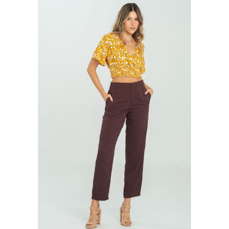 RAGGED - Pantalon rhae Cafe puro Ragged