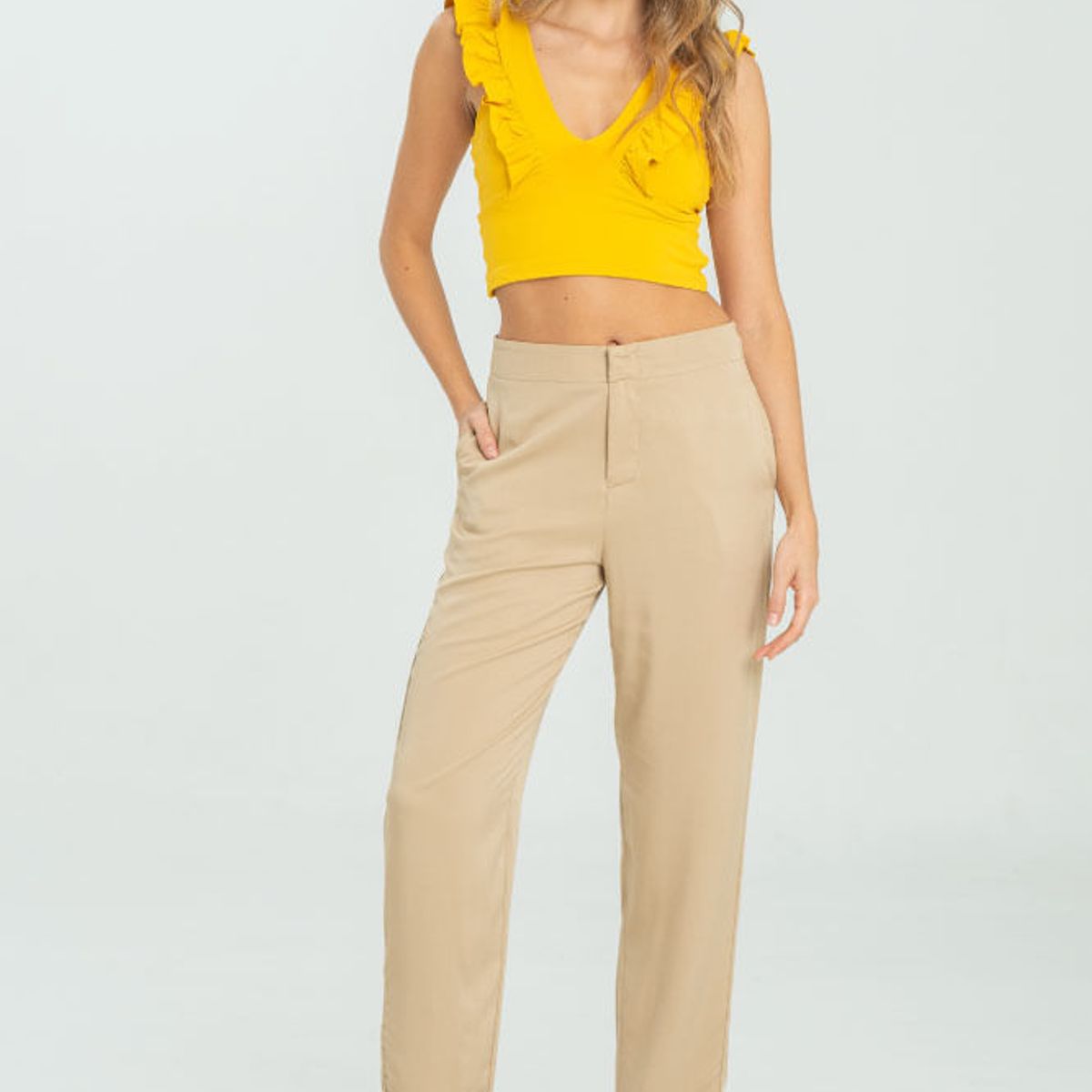 RAGGED - Pantalon rhae Beige medio Ragged.