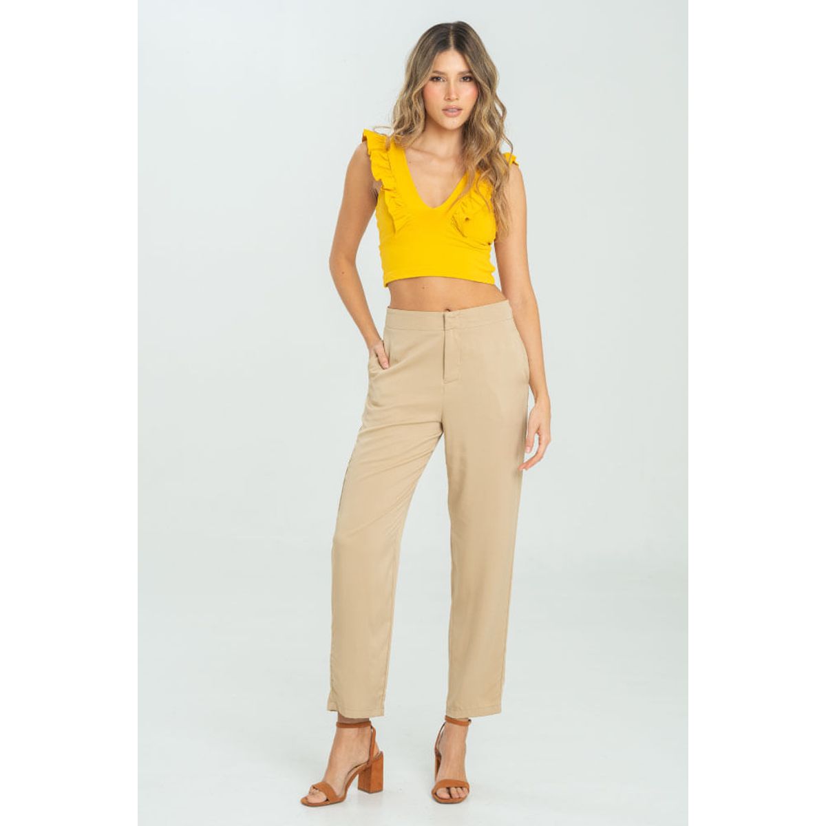 RAGGED - Pantalon rhae Beige medio Ragged.