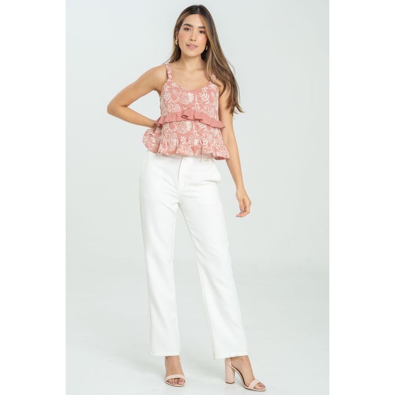 RAGGED - Blusa summer Rosado oscuro Ragged