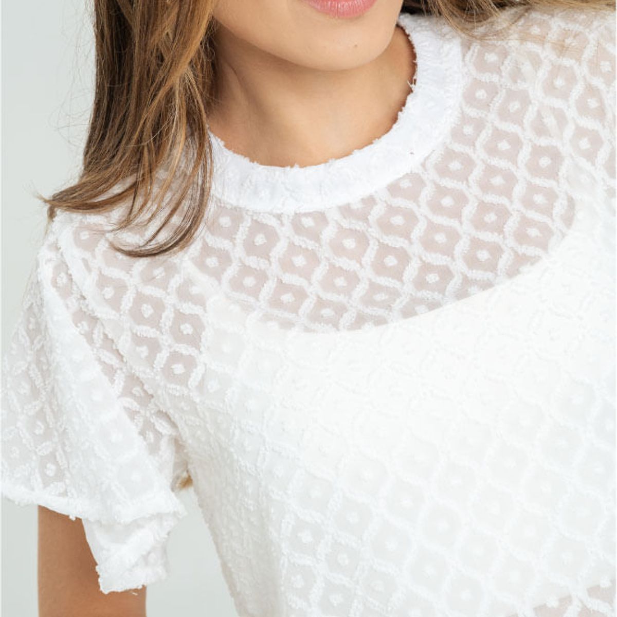 RAGGED - Blusa hayzel Blanco crudo Ragged.