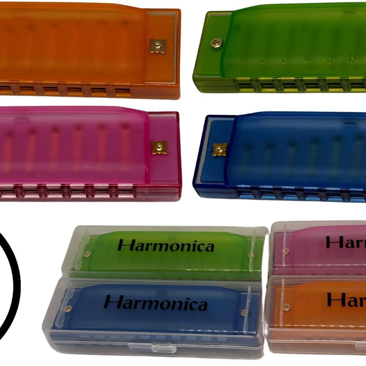 MAZUGI - Armónica mini de10 Agujeros Tonos Armónica Blues Profesional