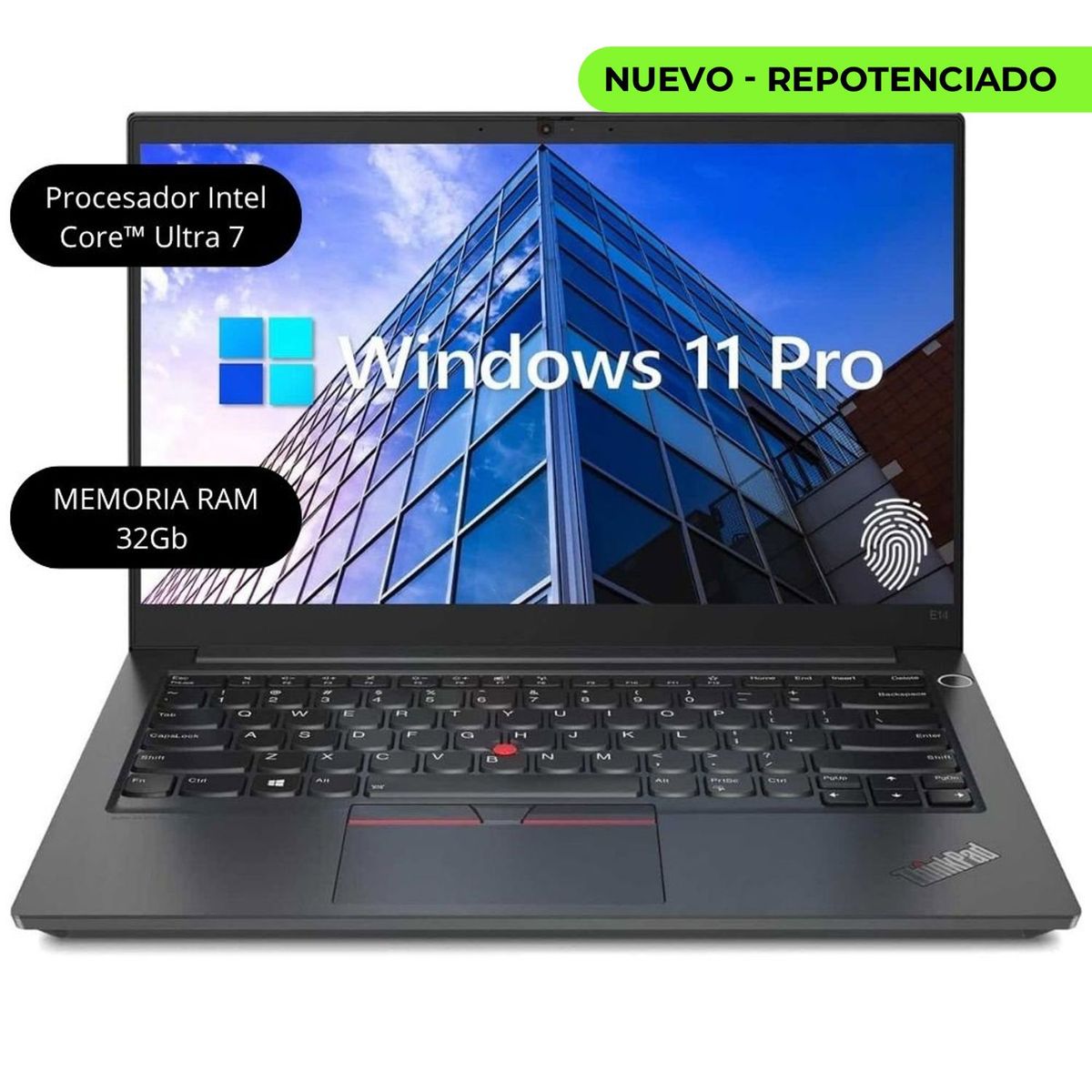 LENOVO - LENOVO THINKPAD E14 GEN 6 - CORE ULTRA 7 155H - RAM 32GB- SSD 1TERA - 14" - WIN 11 PRO