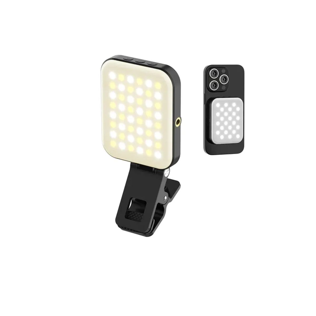 GENERICO - Luz Led Portátil Multicolor Rgb W80 Con Imán Para Celular