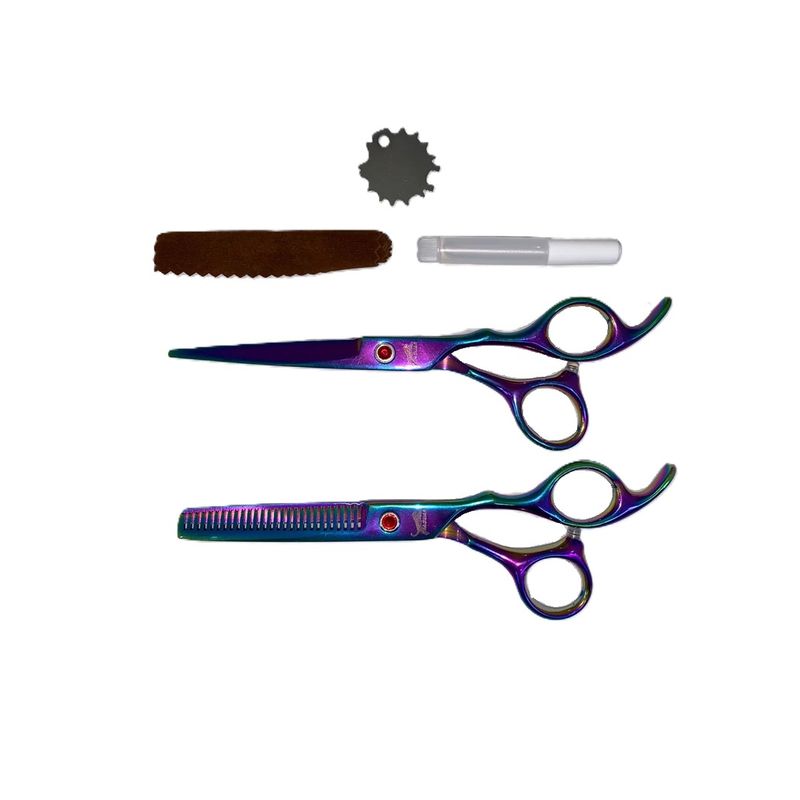 JAGUAR - Set De Tijeras Para Barberia Cortadora De Cabello Jaguar x 2 Und