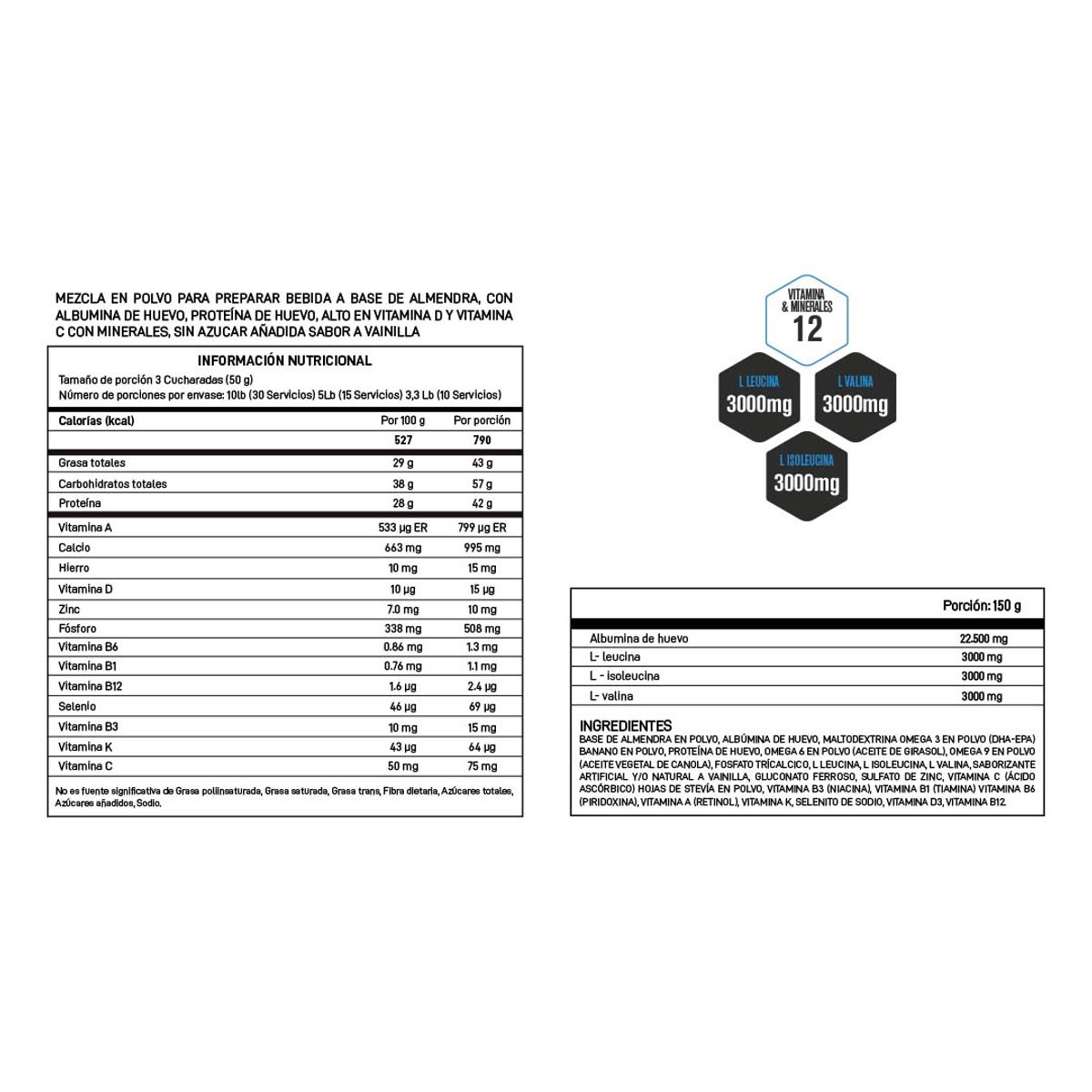 NVENCION - Proteína Gainer 10 Lb + Crecrack