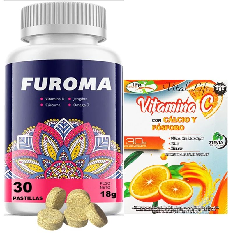 GENERICO - FUROMA  - NORMALIZA LA PRESION ARTERIAL VITAMINA C