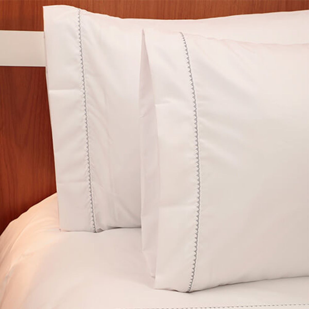 LILE - Juego de Sábanas Algodón Blanco 200 hilos