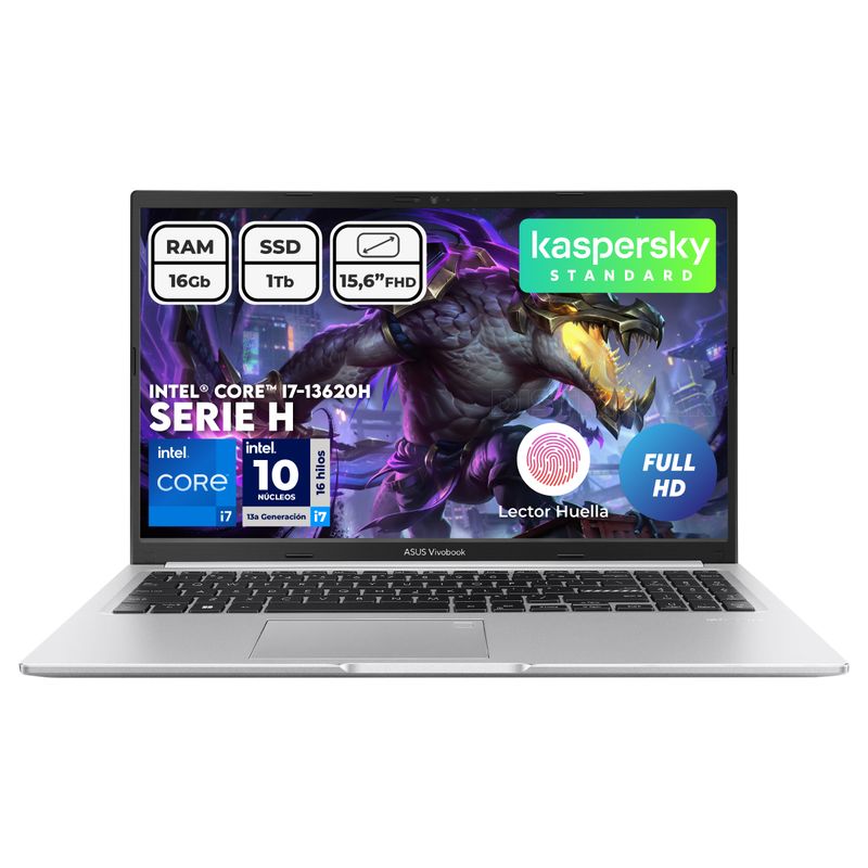 ASUS - Portátil Asus Intel Core I7 13620h Ram 16gb Ssd 1 Tera Fhd Computador Portátil