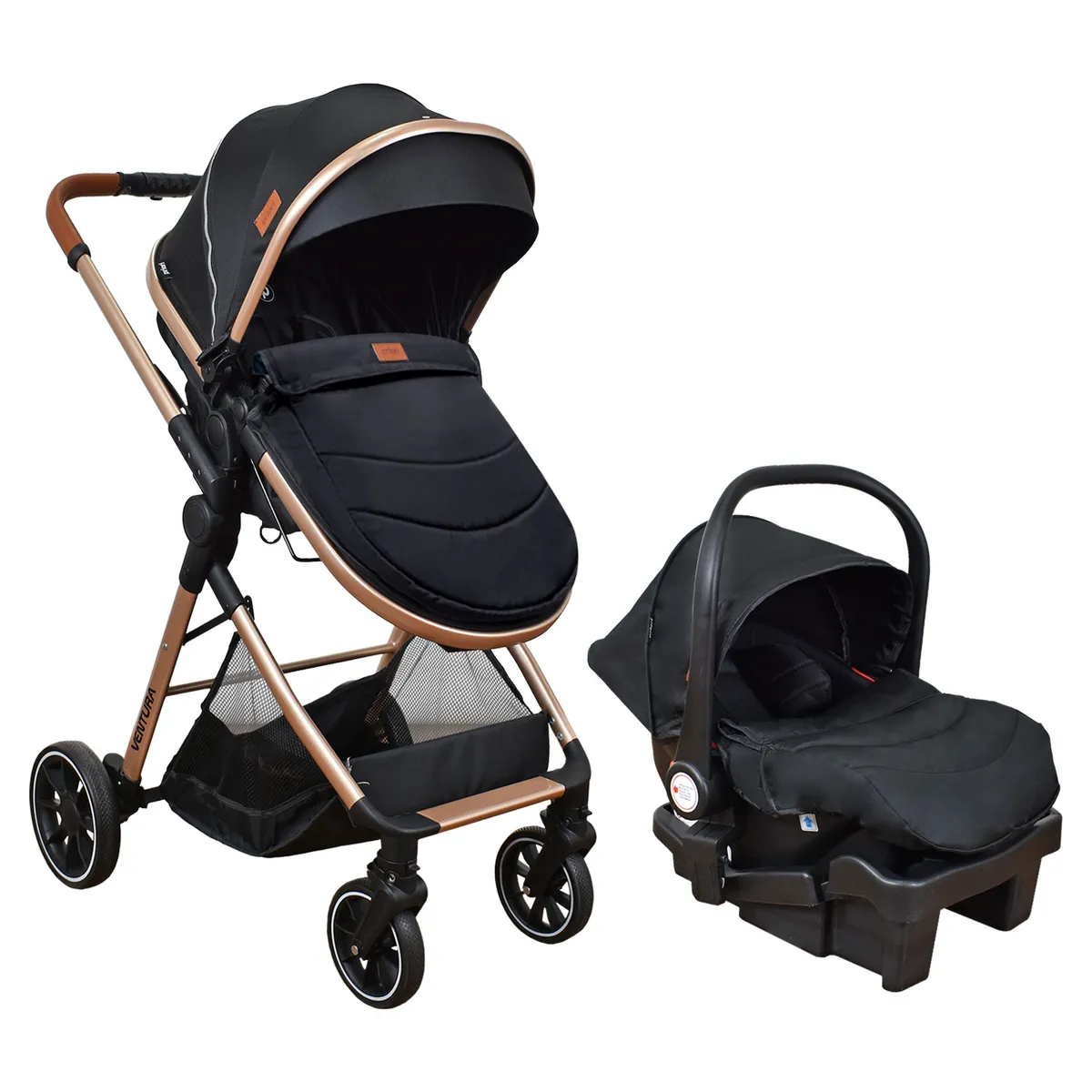 PRIORI - Coche Bebe Travel system Ventura Priori Negro
