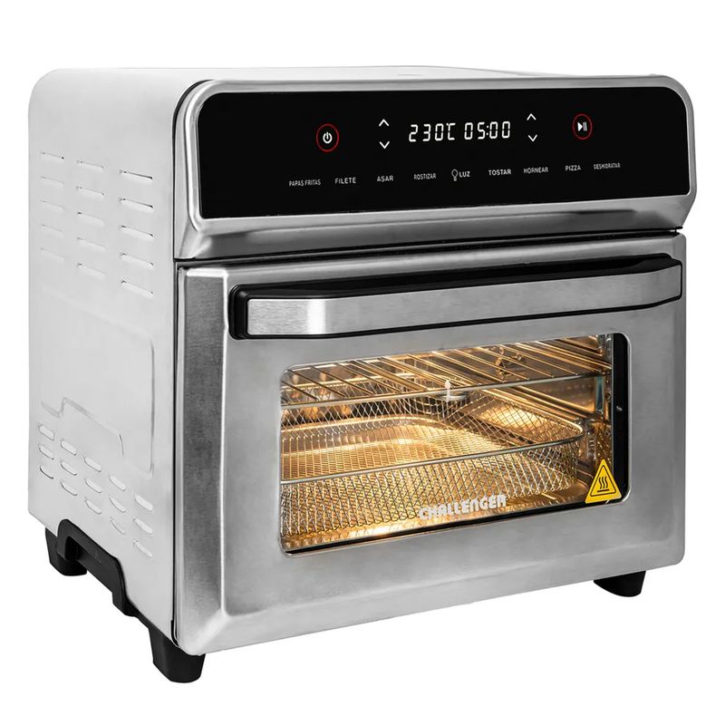 CHALLENGER - Horno Freidor de Aire Digital Challenger 23L Inox