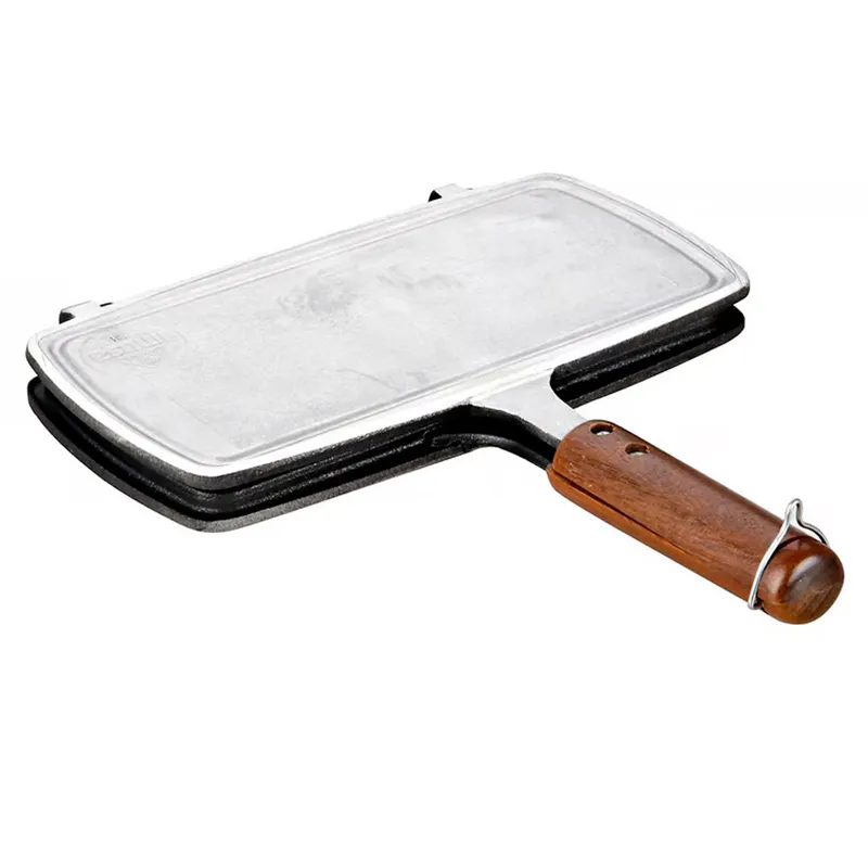 IMUSA - Sanduchera Doble Antiadherente Imusa 8662000 -Plateado