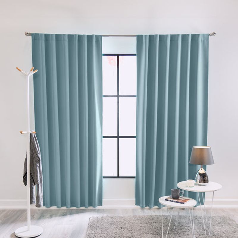 VIANNEY - Cortinas Blackout Catania Celeste Cortas Vianney