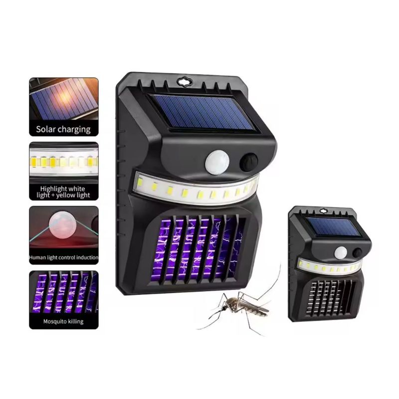 GENERICO - Lampara Led Solar con Efecto Repelente Matazancudos W792