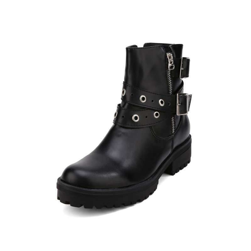 SEVENTEEN - BOTA NEGRA CON CORREAS SEVENTEEN BOYKAL