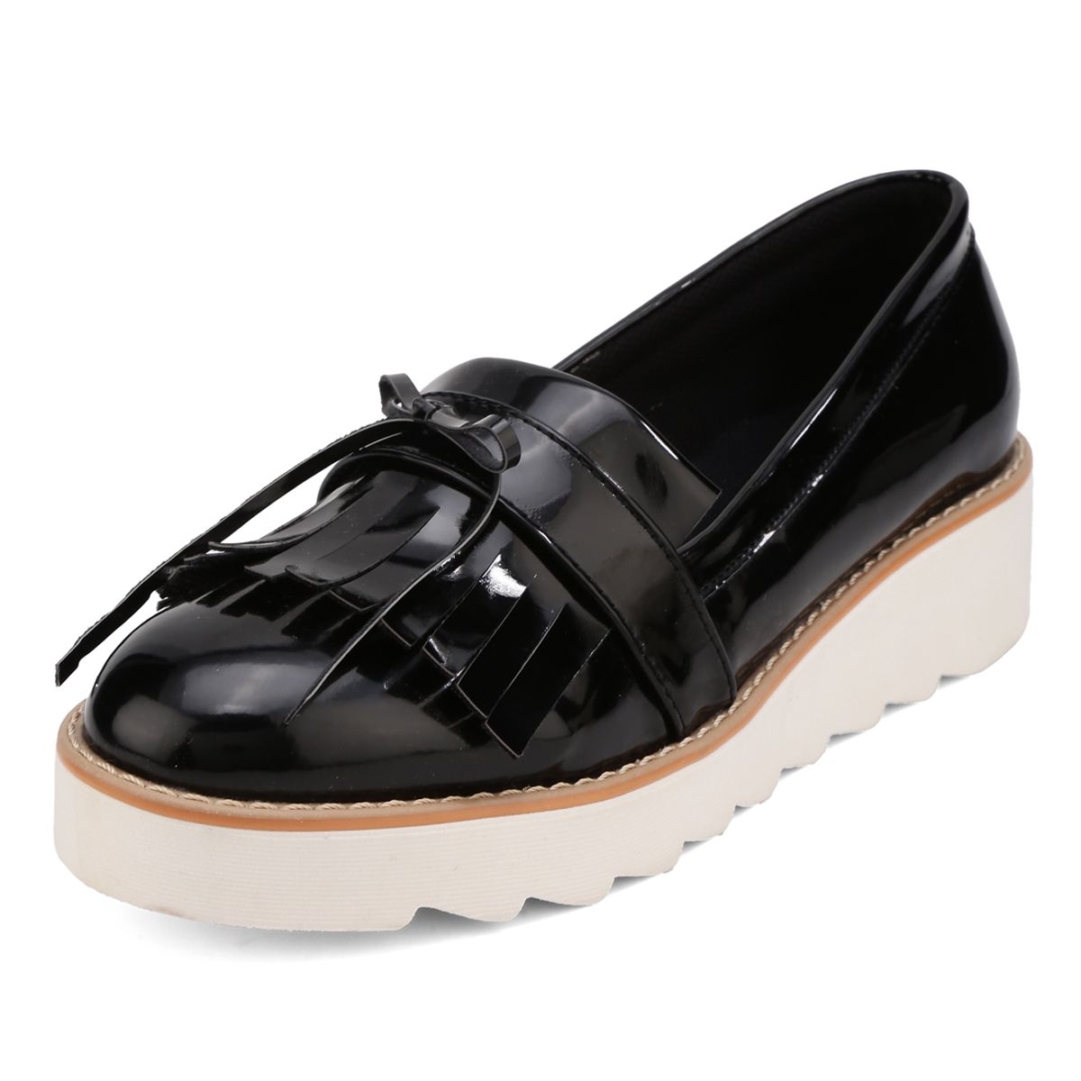SEVENTEEN - MOCASINES NEGROS EN CHAROL SEVENTEEN XAFIR