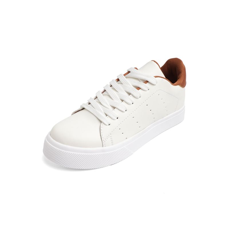 SEVENTEEN - TENIS BLANCOS CON CHULO CAFE SEVENTEEN ONE SMITH
