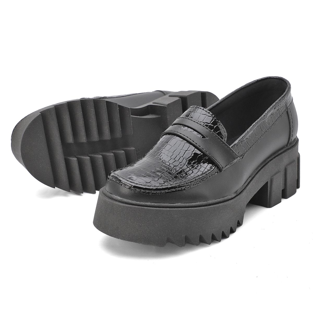 SEVENTEEN - MOCASIN NEGRO SEVENTEEN  DAIANA