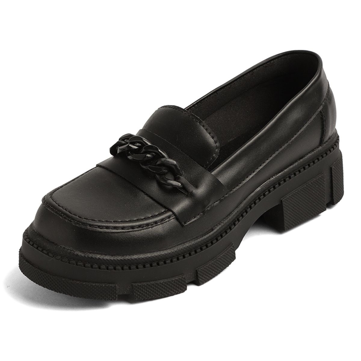 SEVENTEEN - MOCASIN NEGRO CON HERRAJE NEGRO SEVENTEEN BRIGITTE