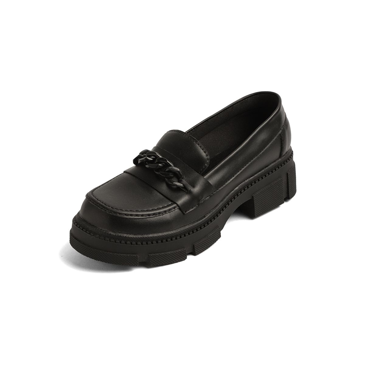 SEVENTEEN - MOCASIN NEGRO CON HERRAJE NEGRO SEVENTEEN BRIGITTE