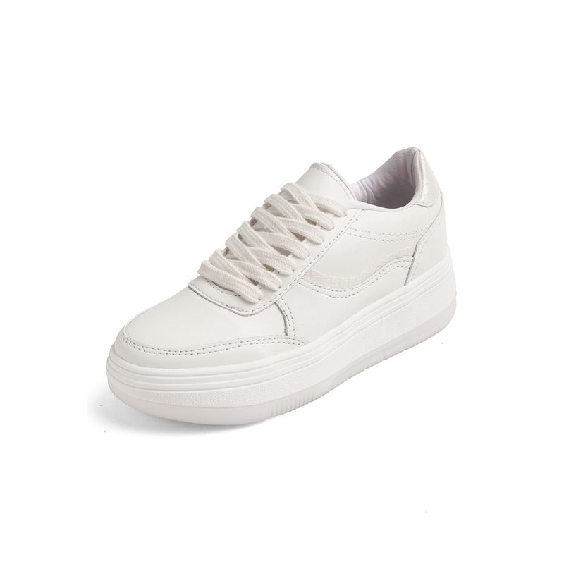 SEVENTEEN - TENIS BLANCOS CON APLIQUES BEIGES SEVENTEEN KYLIE