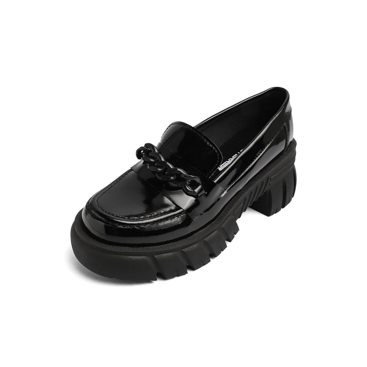 SEVENTEEN - MOCASIN NEGRO CHAROL CON HERRAHE NEGRO SEVENTEEN MIA