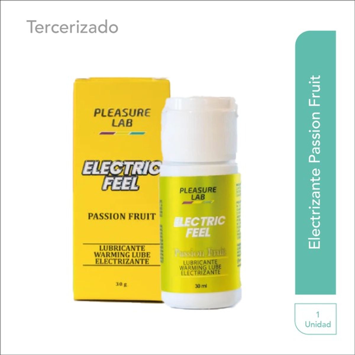 GENERICO - Lubricante Electrizante 3 en 1 Electric Feel Passion Fruit