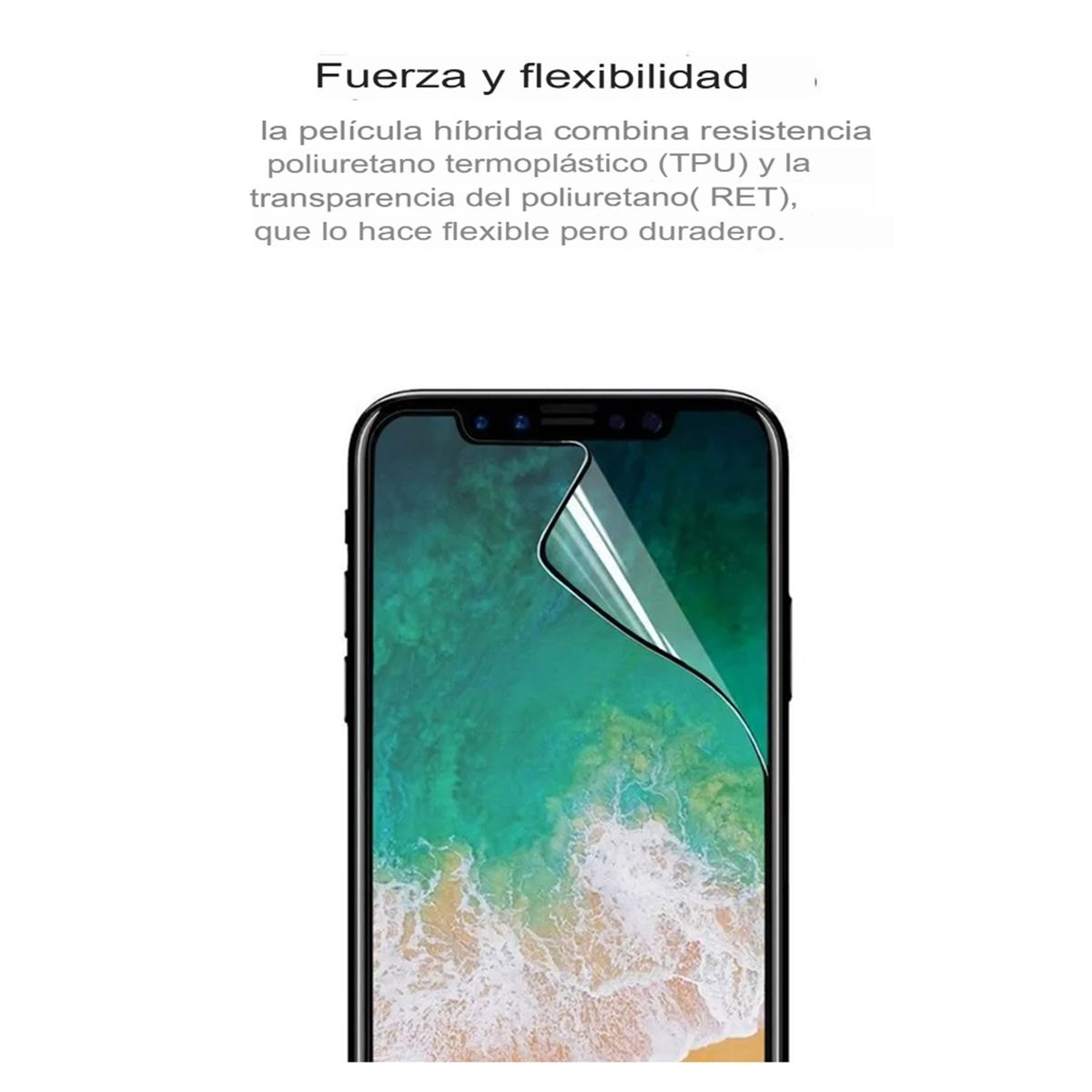 GENERICO - Polímero Mate Protector Pantalla Compatible Con Samsung S10 Plus