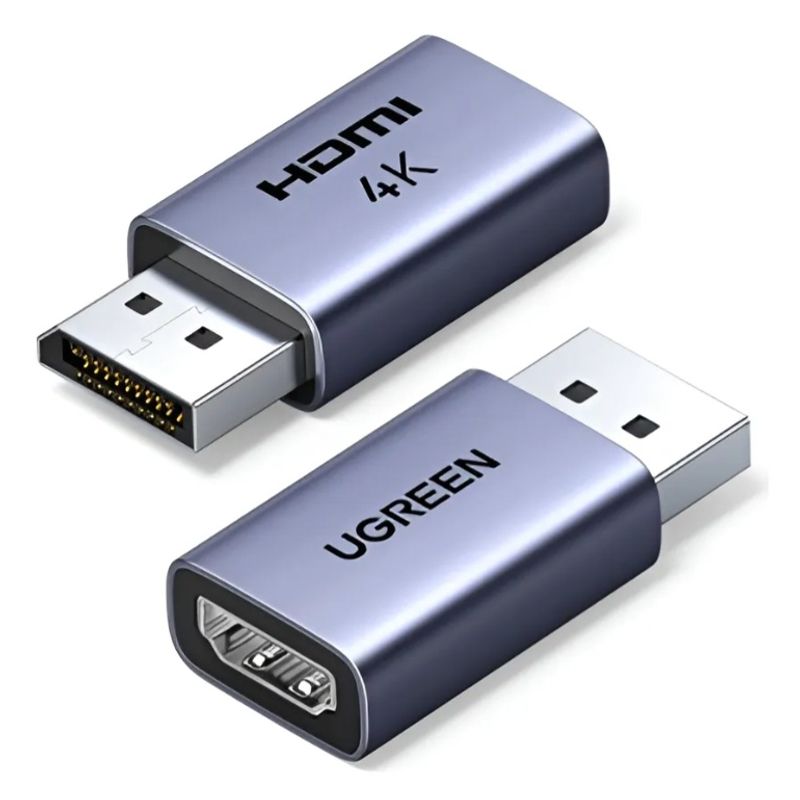UGREEN - Adaptador DisplayPort a HDMI 4k@30hz Unidireccional DP 1.4