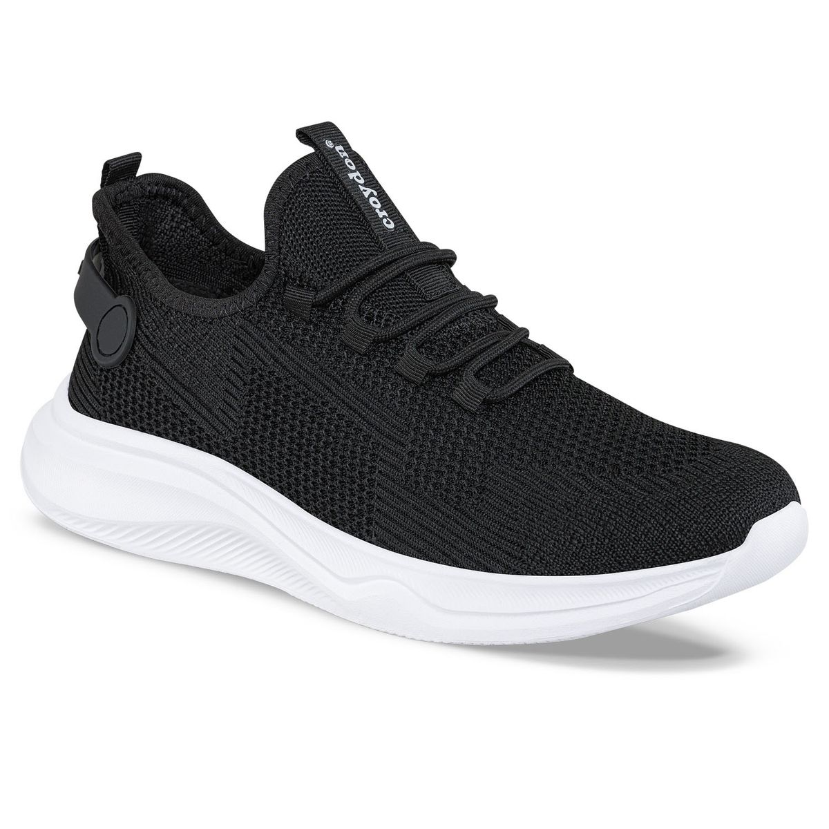 CROYDON - Tenis Running Korp Negro-Blanco Croydon para Hombre