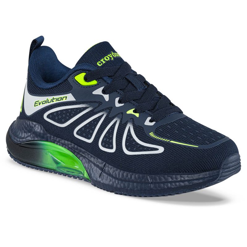 CROYDON - Tenis Running Lurven Azul Osc para Niño Croydon