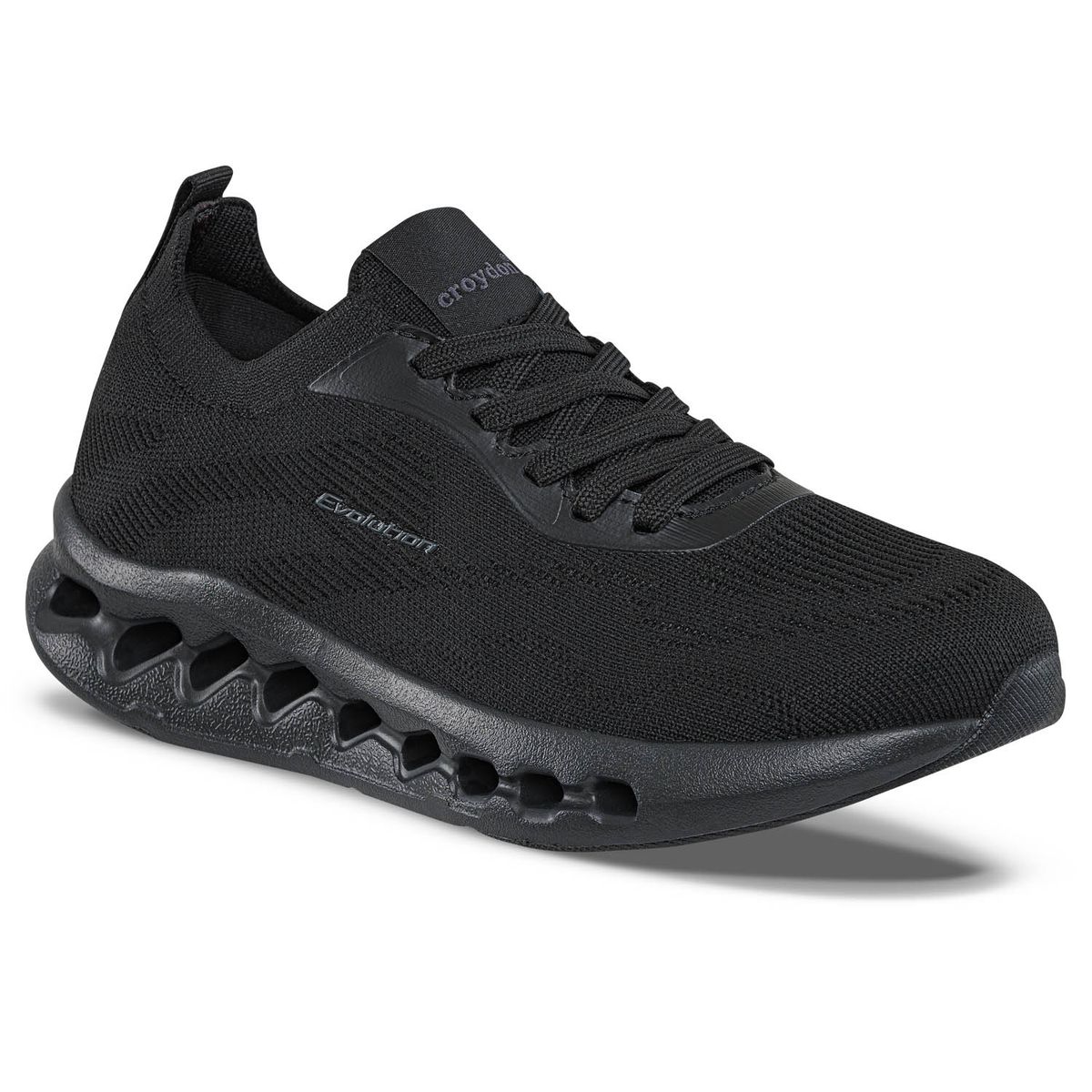 CROYDON - Tenis Running Dylez Negro-Negro Croydon para Mujer