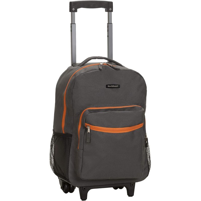 ROCKLAND - Mochila con doble asa y ruedas Rockland 17