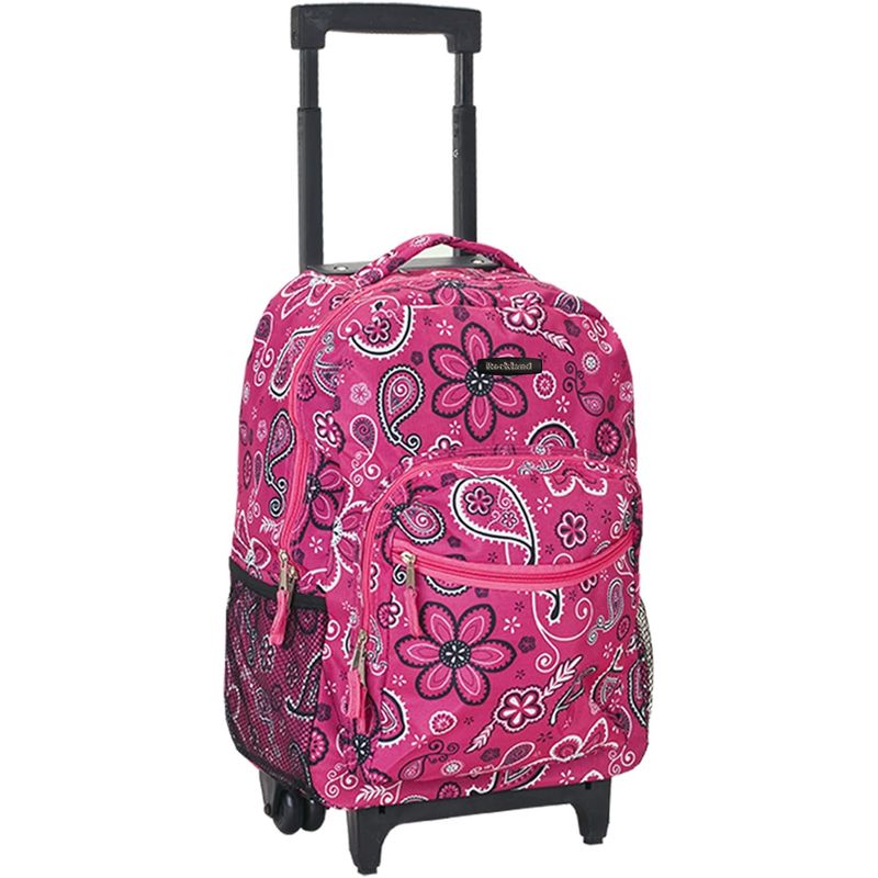 ROCKLAND - Mochila con doble asa rodante Rockland Bandana 17